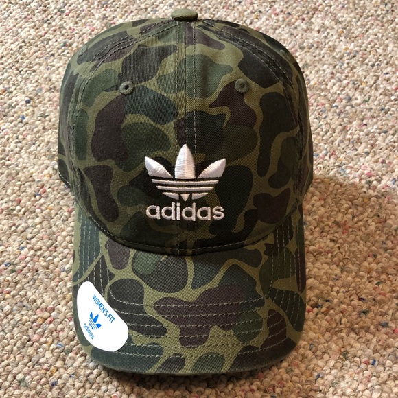 🆕 adidas Women’s Original Forest Camo Relaxed Hat - Picture 2 of 7